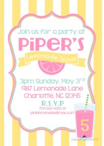 Pink Lemonade Party